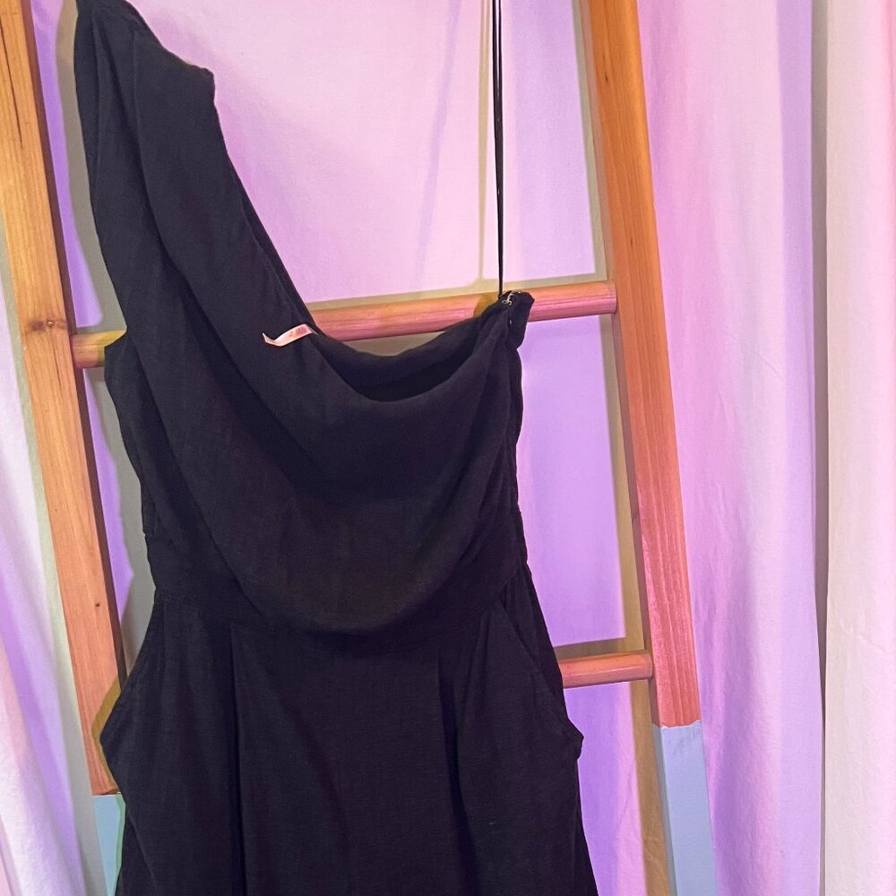 We The Free off the shoulder Jumpsuit with pockets Dark Blue